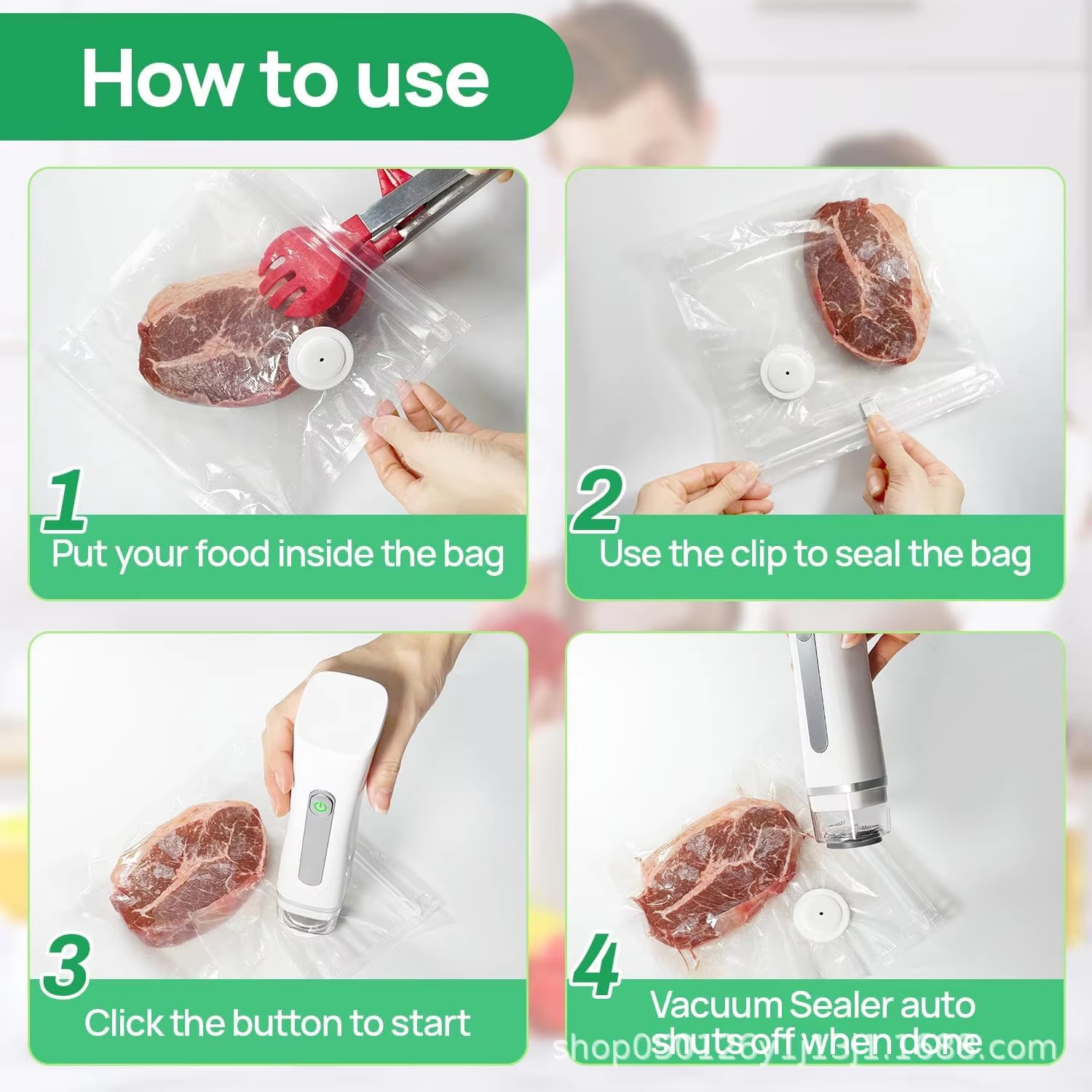 Vacuum Sealer for Food with Vi - огляд і ціна Food Storage Vacuum Seal Bags