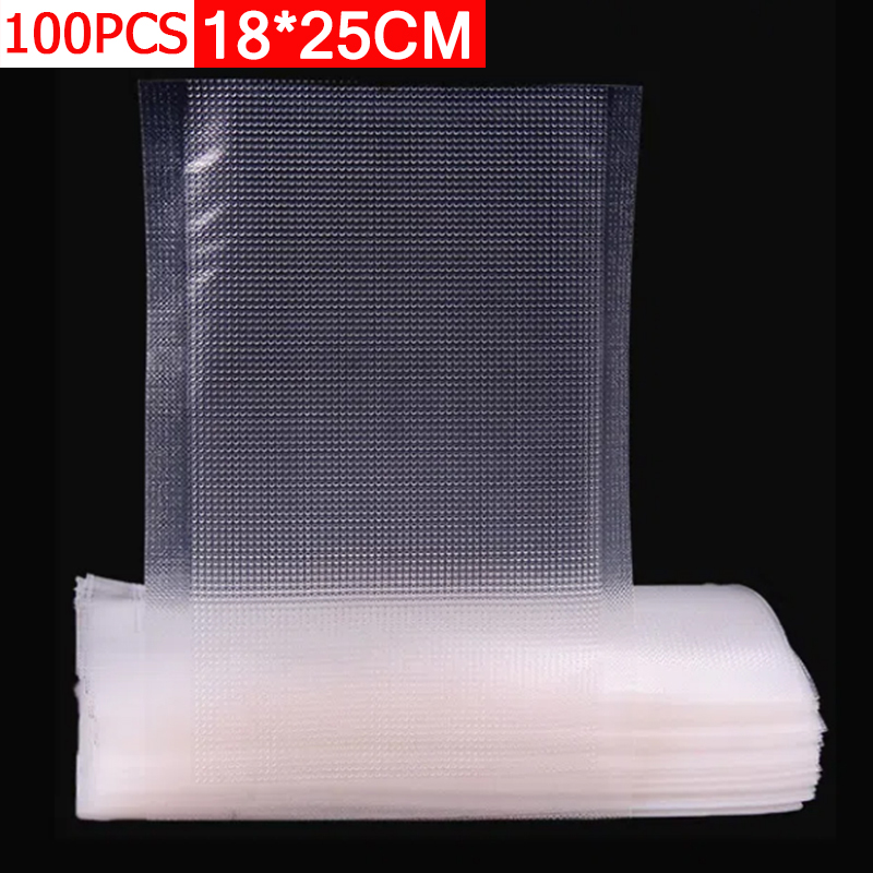 100PCS Vacuum Bag 18x25cm Vacu - огляд і ціна Food Storage Home