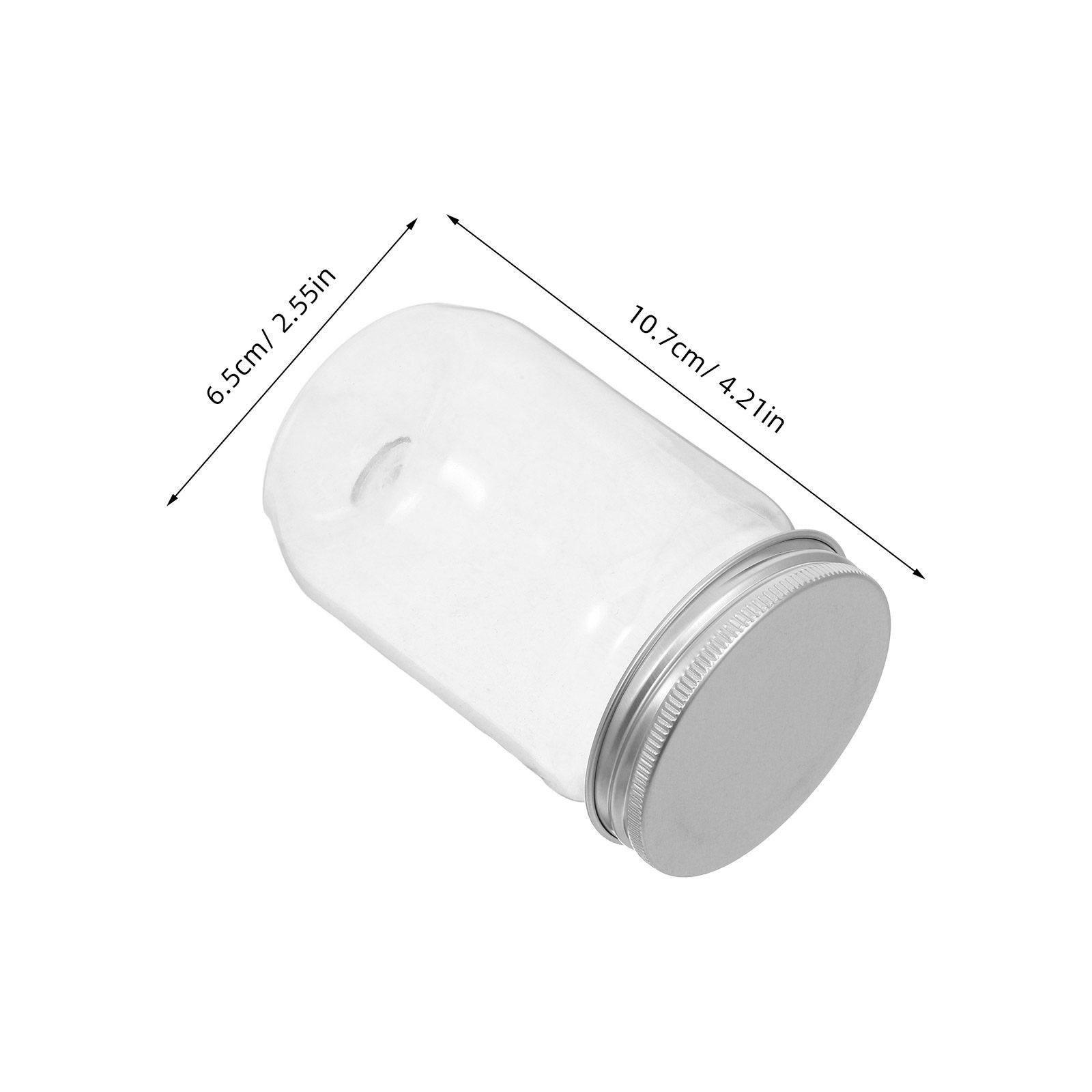 6Pcs Clear Plastic Mason Jars  - огляд і ціна Food Storage Home