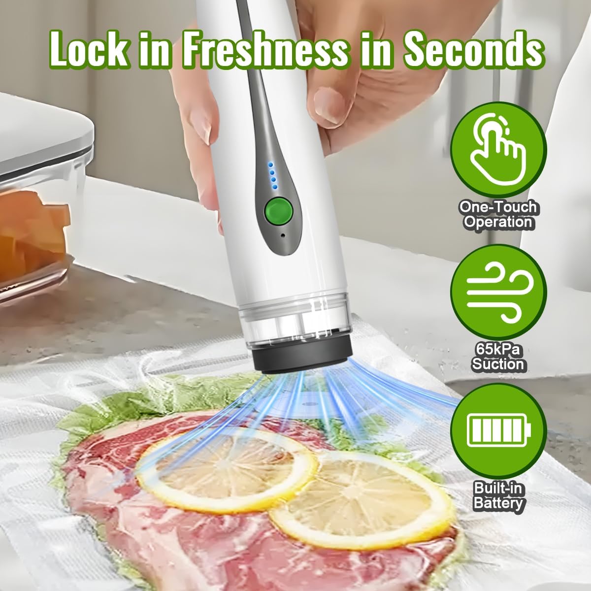 Automatic Mini Vacuum Sealer P - огляд і ціна Food Storage Home