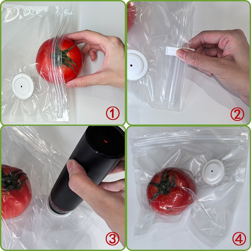 New Reusable Air Vacuum Storag - огляд і ціна Food Storage Vacuum Seal Bags