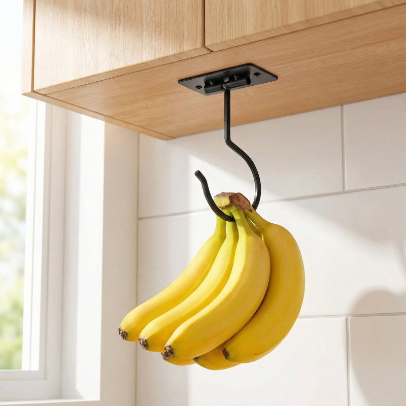 Black Metal Self-Adhesive Bana - огляд і ціна Food Storage And Organizer