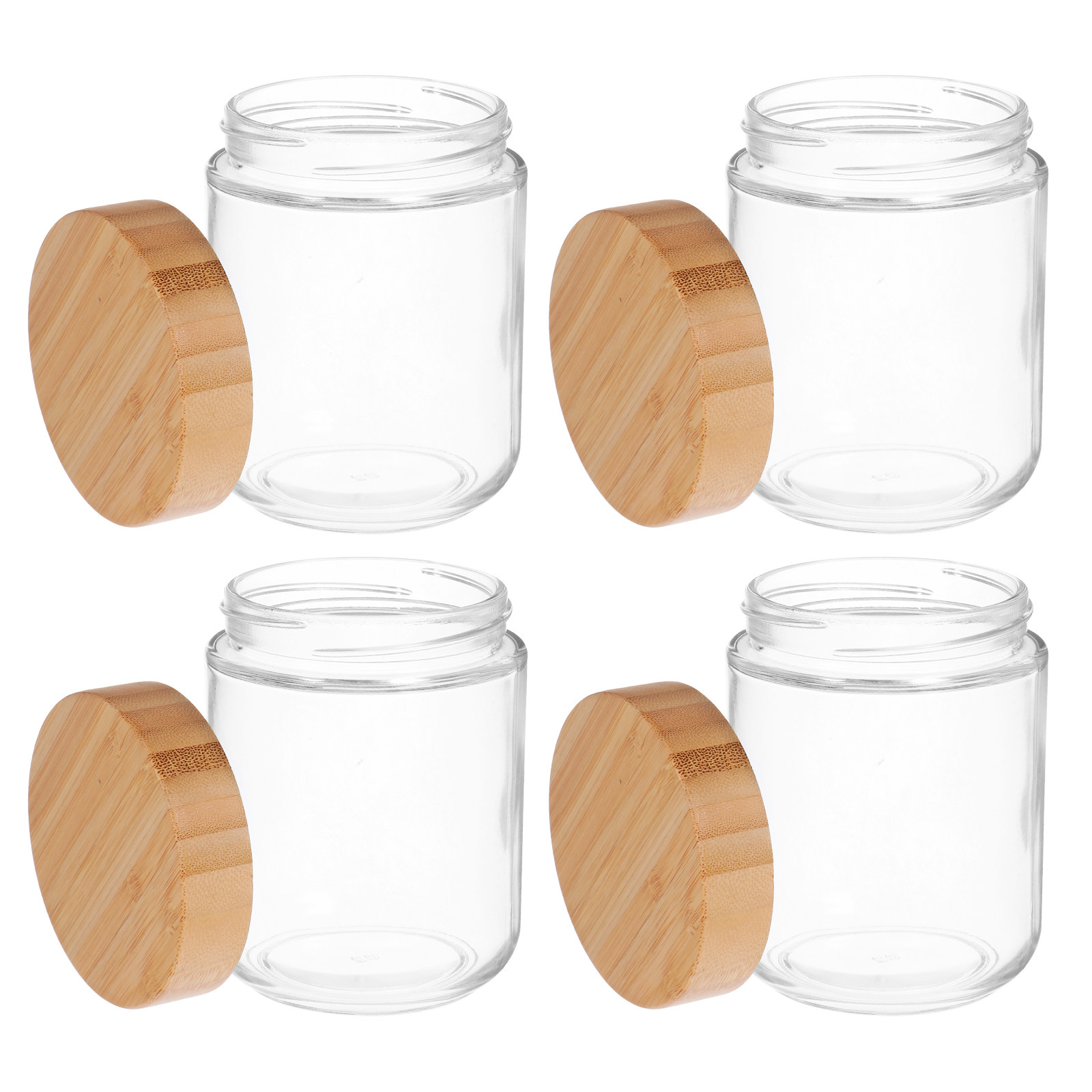 4Pcs Glass Kitchen Storage Jar - огляд і ціна Food Storage In The Kitchen