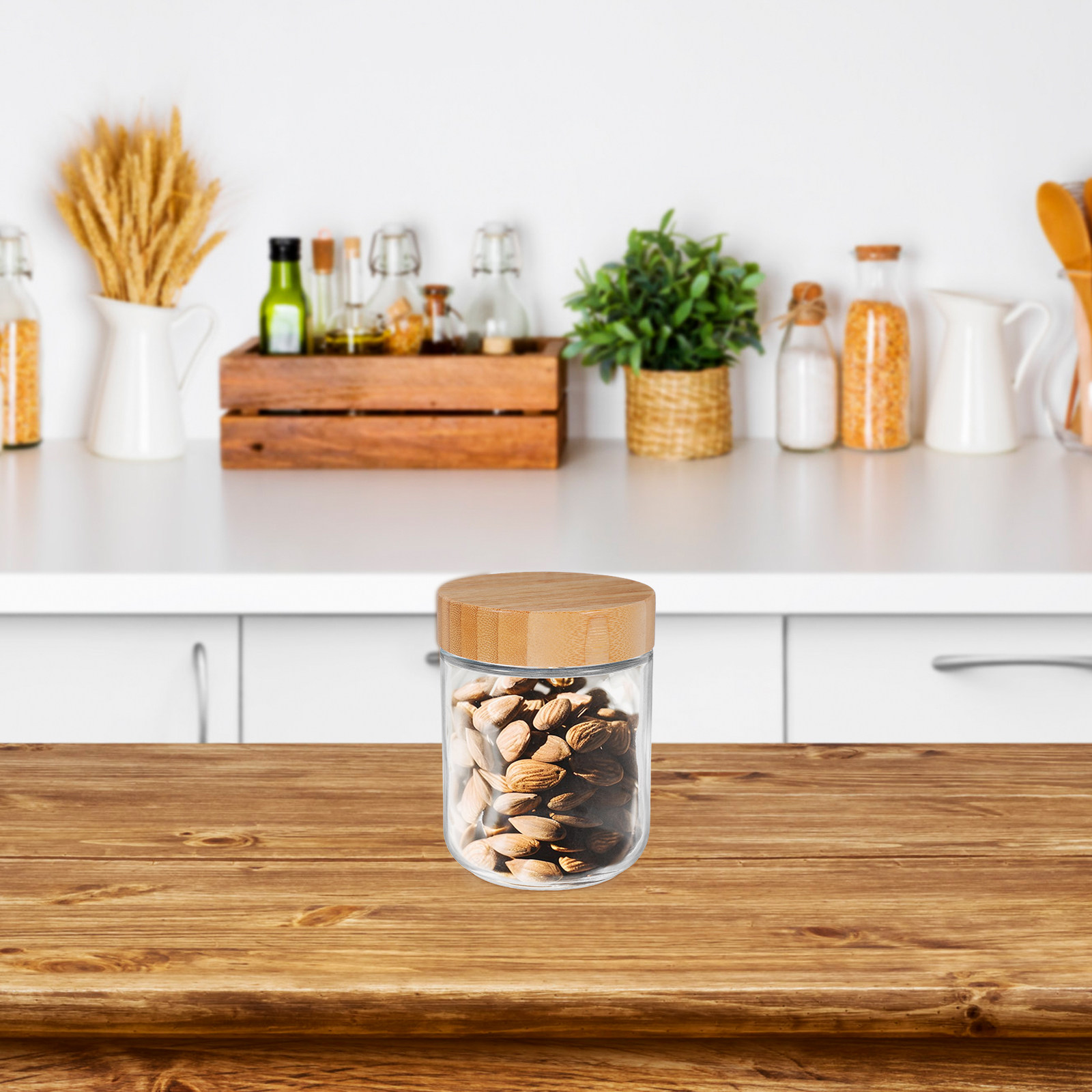 4Pcs Glass Kitchen Storage Jar - огляд і ціна Food Storage In The Kitchen