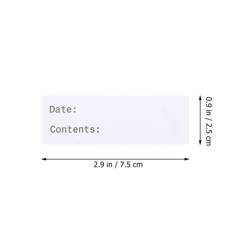 Removable Food Labels Blank Pr - огляд і ціна Food Storage Jar Labels