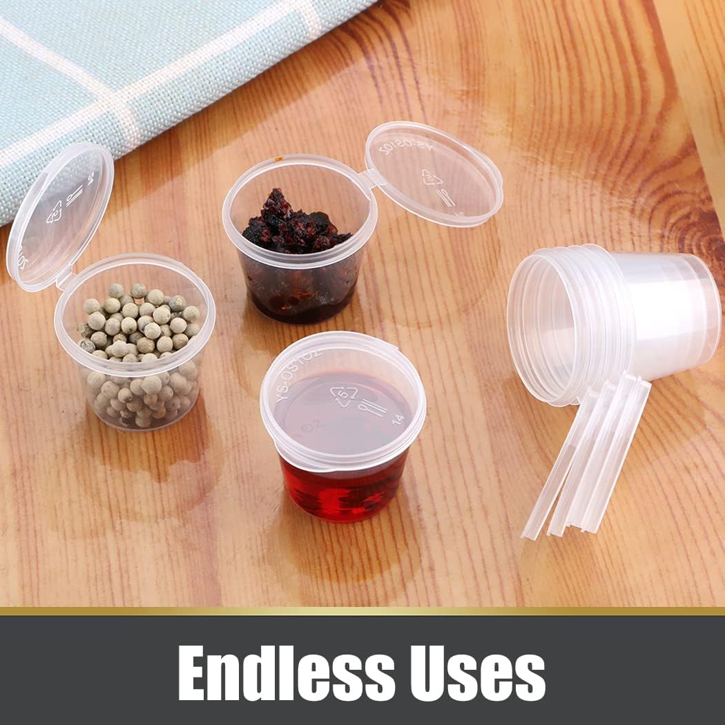 Disposable Clear Plastic Sauce - огляд і ціна Food Storage Small